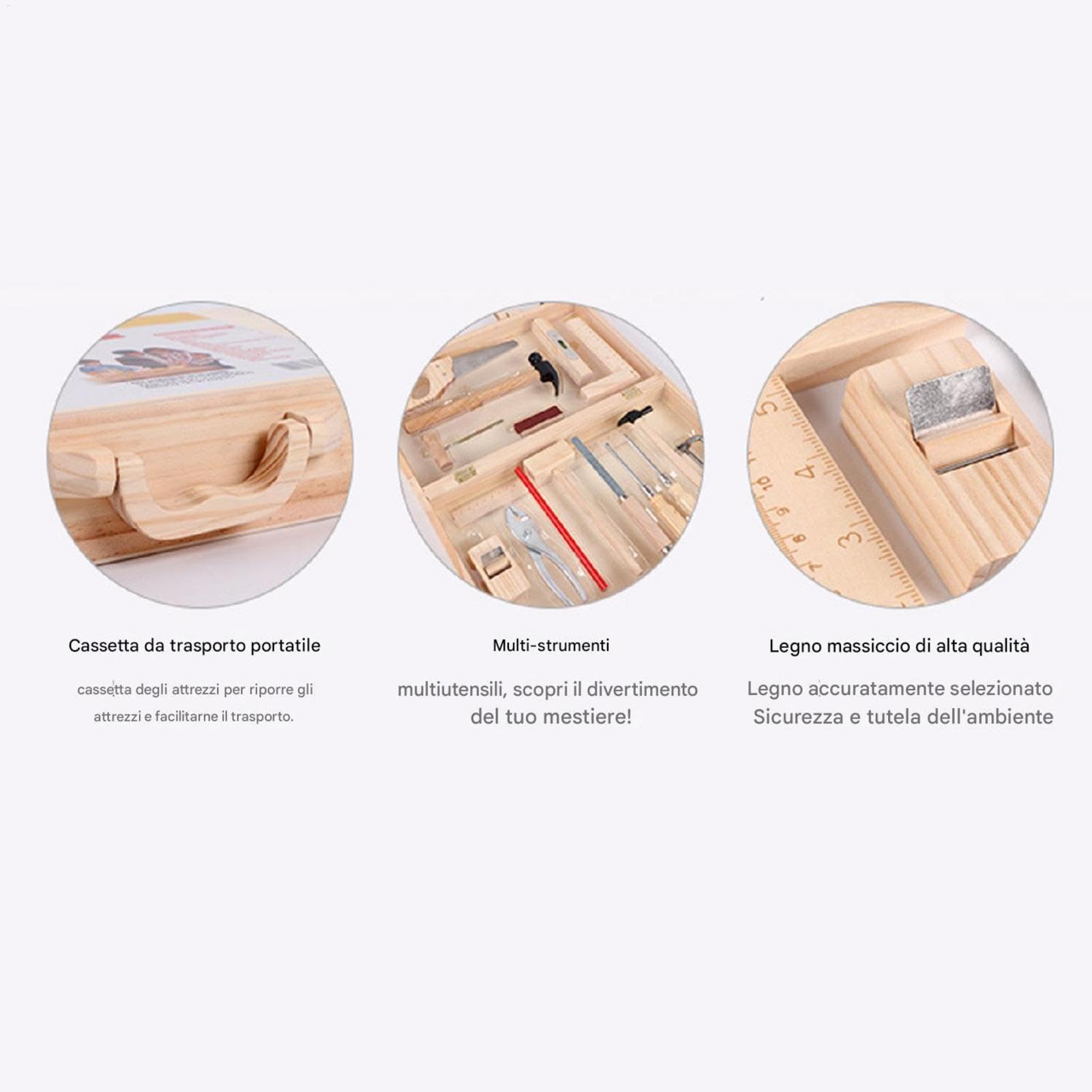 Rollenspiel-Konstruktionsspielzeug, Holzwerkzeugset für Kinder | Repair Tools Spiel Kinderspielzeug für Kindergarten, Kindertagesstätte, Kinderga