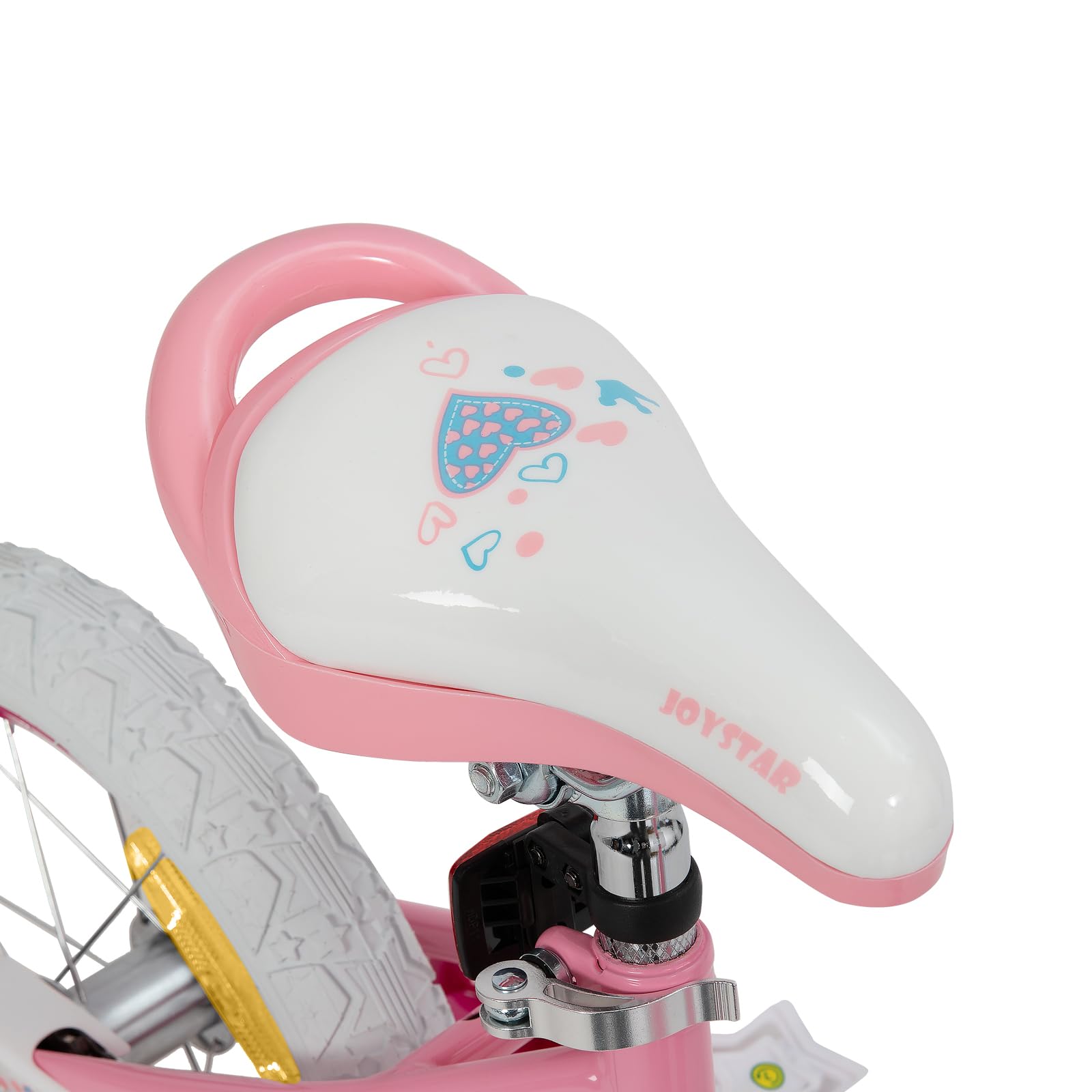 JOYSTAR 12/14/16/18 Zoll Kinderfahrrad für 2-8 Jahre alte Mädchen, 12/14/16/18 Zoll Mädchenfahrrad mit Stützrädern und Korb,Blau