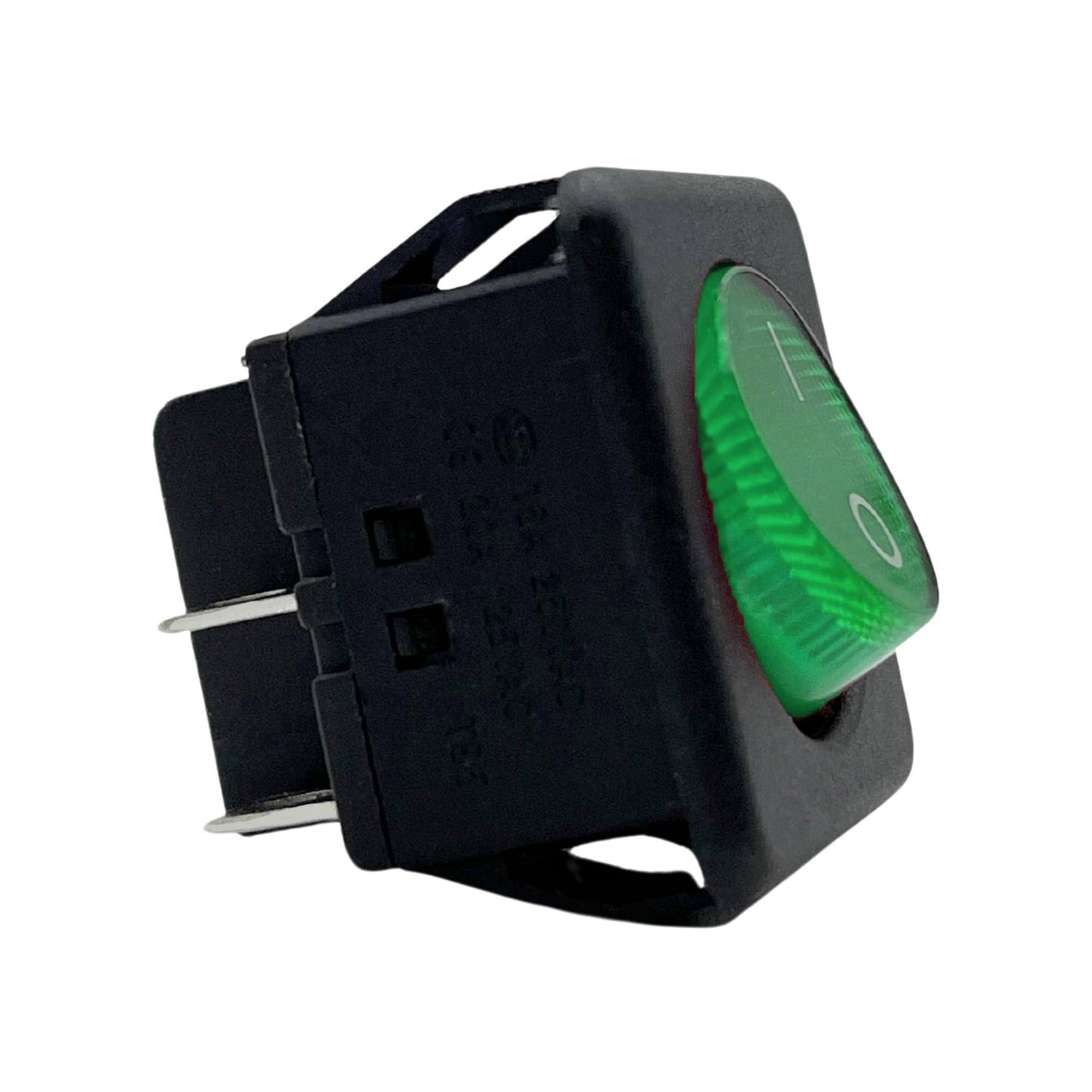 Interruptor Basculante DPST ON/OFF 4 pin, Verde, 1 Unidad - imagen 4