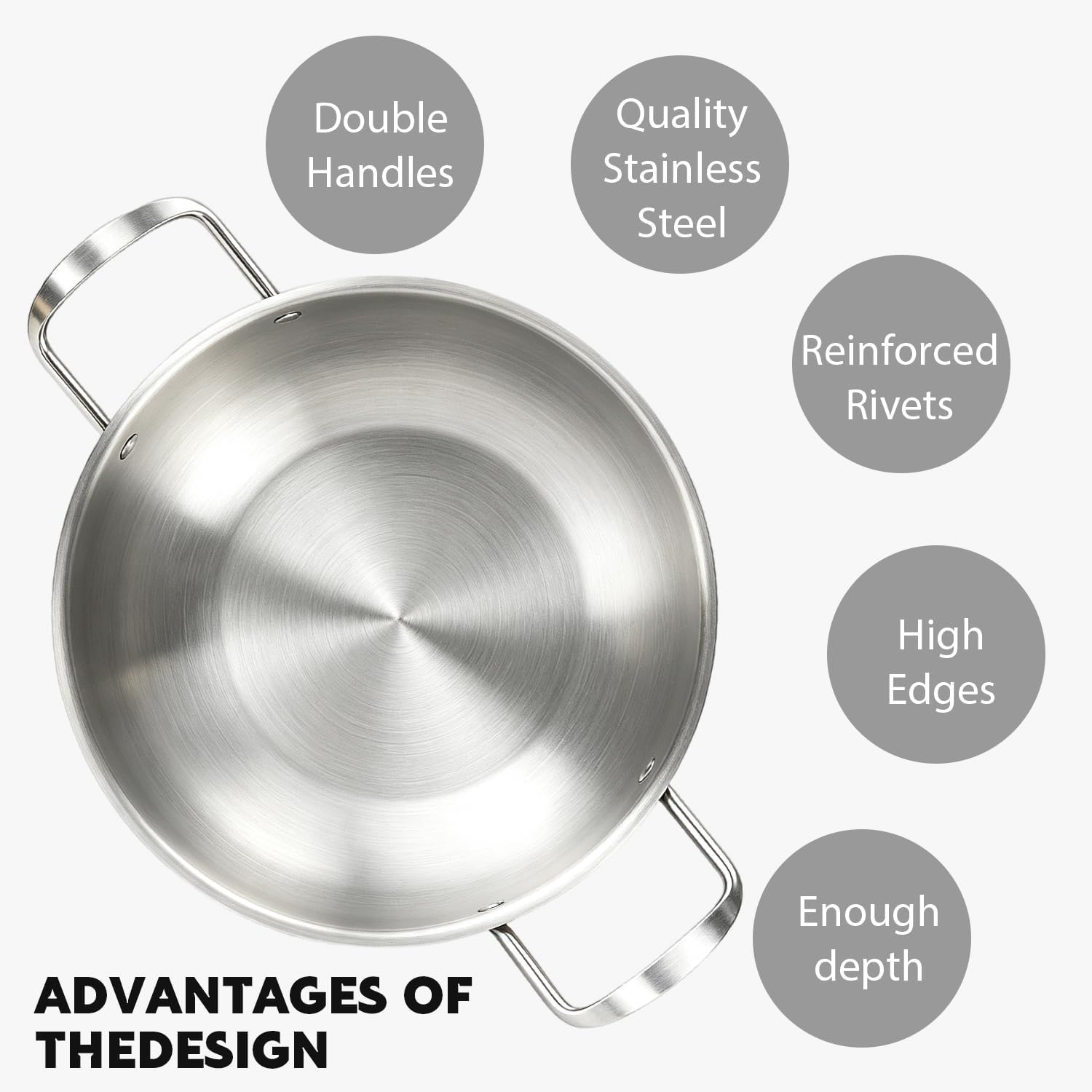 Korean Ramen Pot, Stainless Steel Stockpot, 1.43QT Korean Ramen Noodle Pot image 4