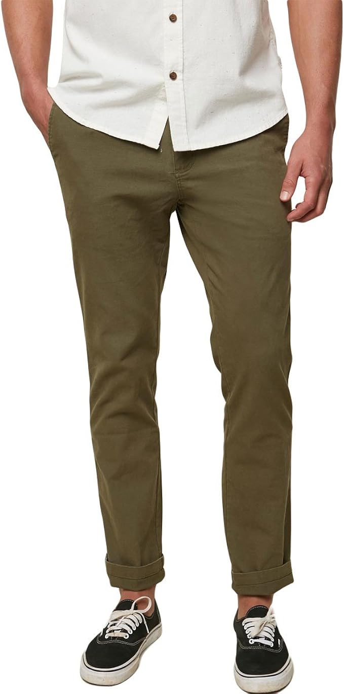 O'NEILL Mens Solid Casual Trouser Pants 