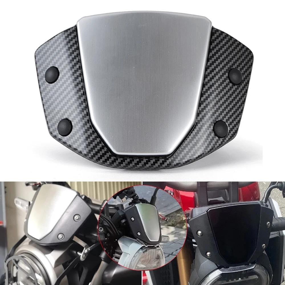 Do Hondy CB125R CB250R CB300R 2018 2019 2020 2021 Szyba Przednia Deflektor Wiatru Przedłużenie szyby motocykla(Model 3)