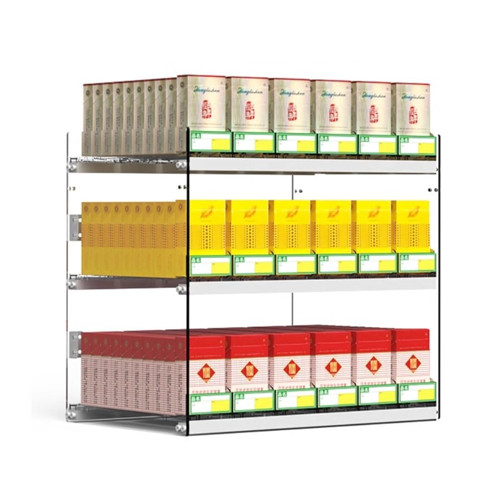 Présentoir automatique de cigarettes en acrylique contre la perte de temps en caisse