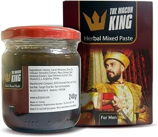 Herbal Mixed Paste Turkish Honey Macunu King Paste- Fast Performance 480G Plus Free High Strength Ashwagandha Capsules 30 caps