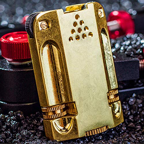 Vintage Antique Trench Lighter,Reusable Windproof Kerosene Lighter,Cool Lighters for Smoking,Novelty Soft Flame Lighter for Collection Decorative Gift