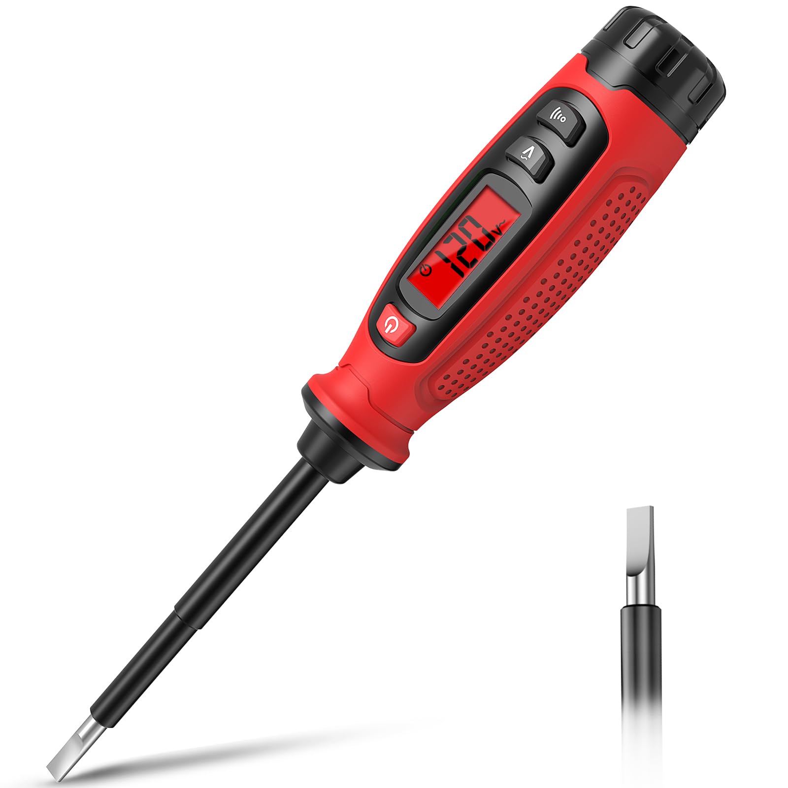 KAIWEETS 2-in-1 Voltage Tester Screwdriver 3–500V AC Contact & NCV Detector