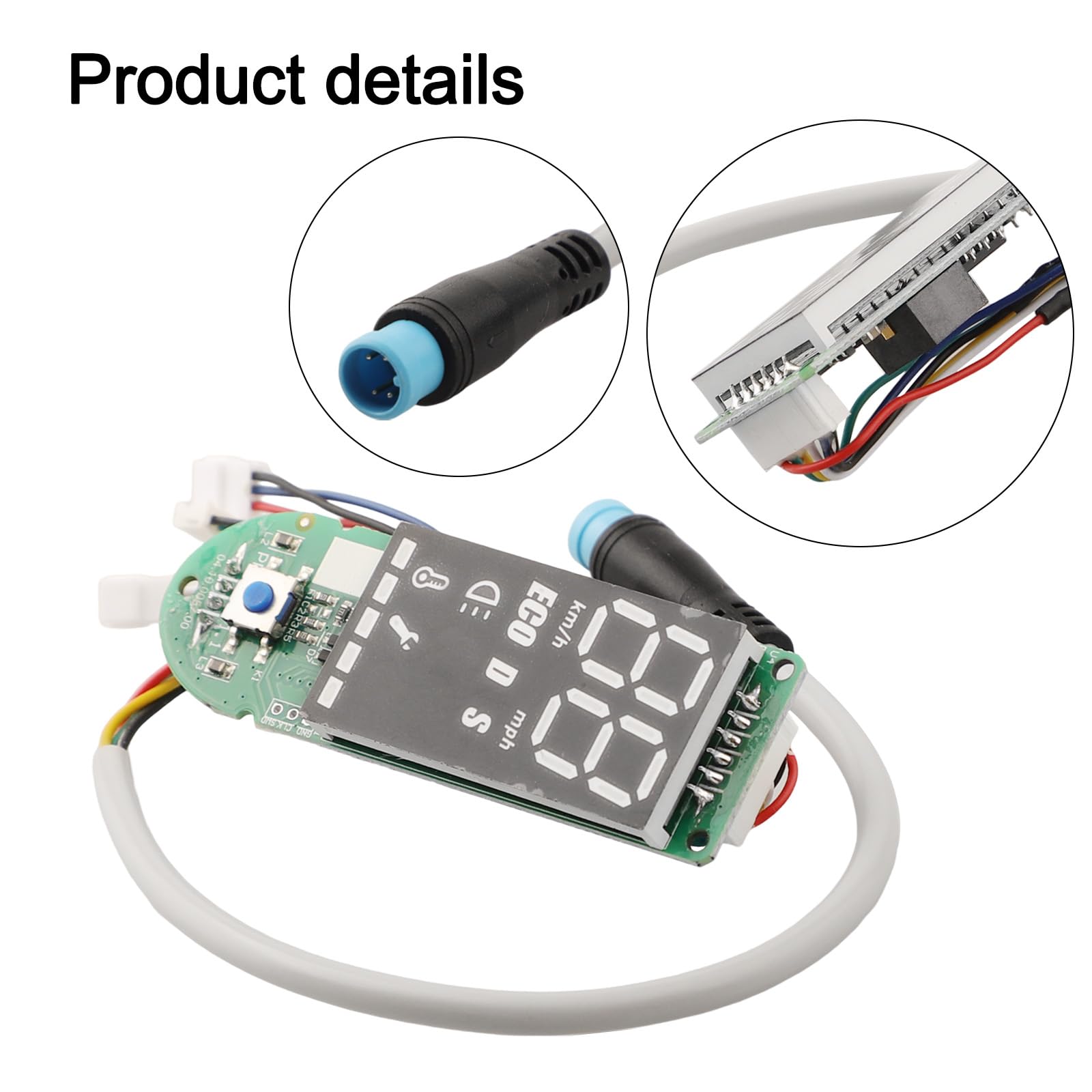 Dashboard Screen for Electric Scooters for Xiaomi M365 Pro Pro2 MI3Pro 7 x 3 x 2 cm Plastic Driver for Reliable Performance (Pro2)