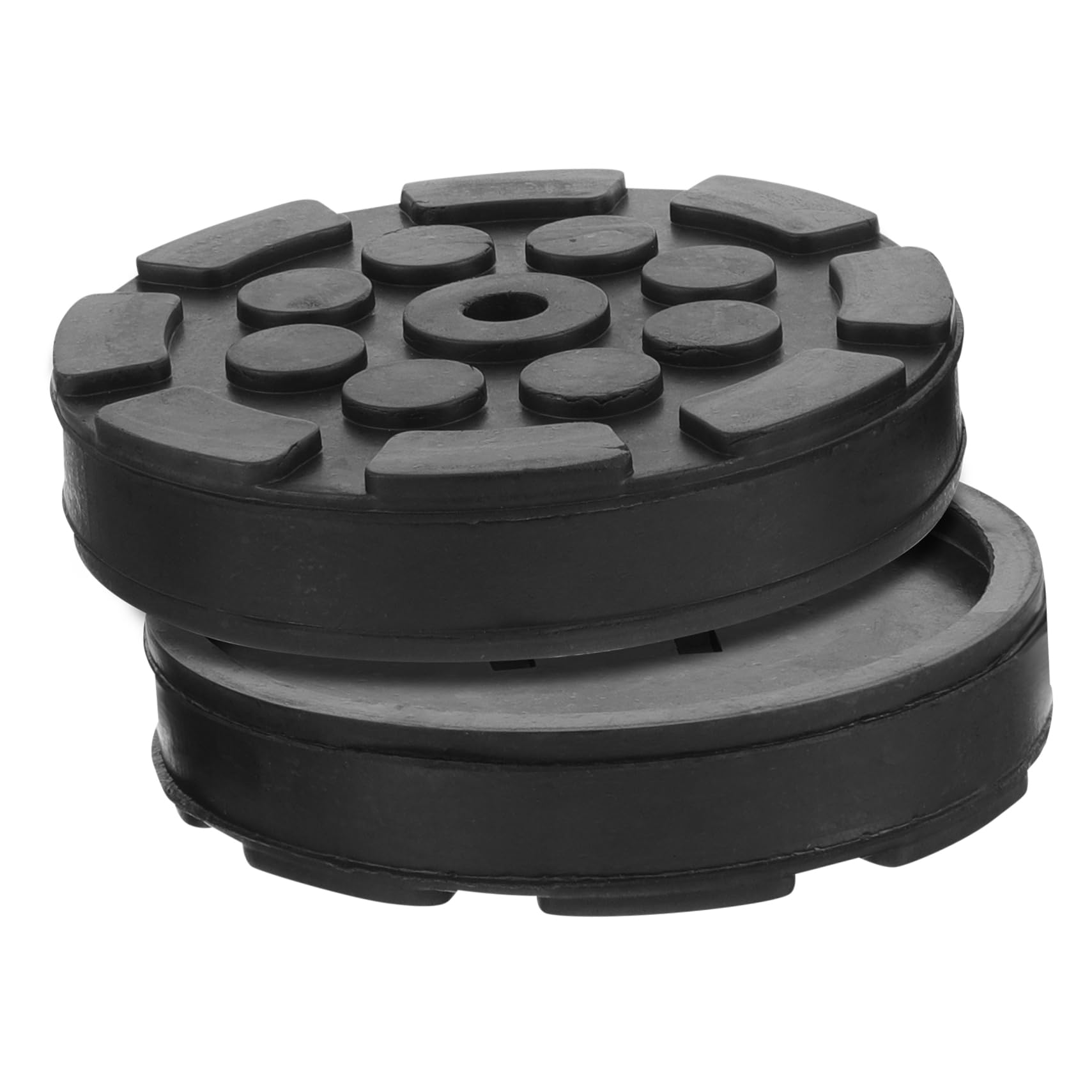 ABOOFAN 4 Set Tampone Gomma Per Sollevatore Auto Adattatore Jack Antiscivolo Resistente Protezione Telaio E Pavimento Riduce E Graffi Per Martinetti E Sollevatori 2 Pezzi*4