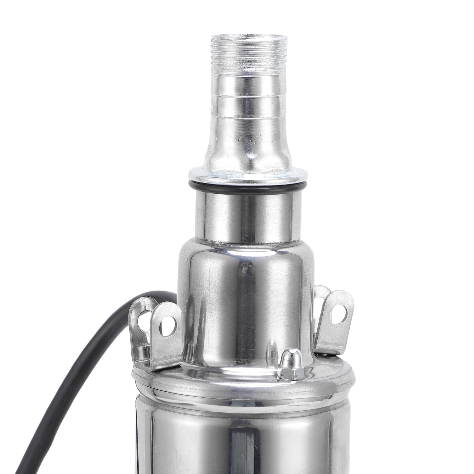FILFEEL Bomba Solar de Pozo Profundo, 220 W, 12 V, Bomba Sumergible de Acero Inoxidable para Riego, Granja, Jardín, Acuicultura, Uso Fuera de la Red, 5,4 GPM, Cabezal de 98 Pies