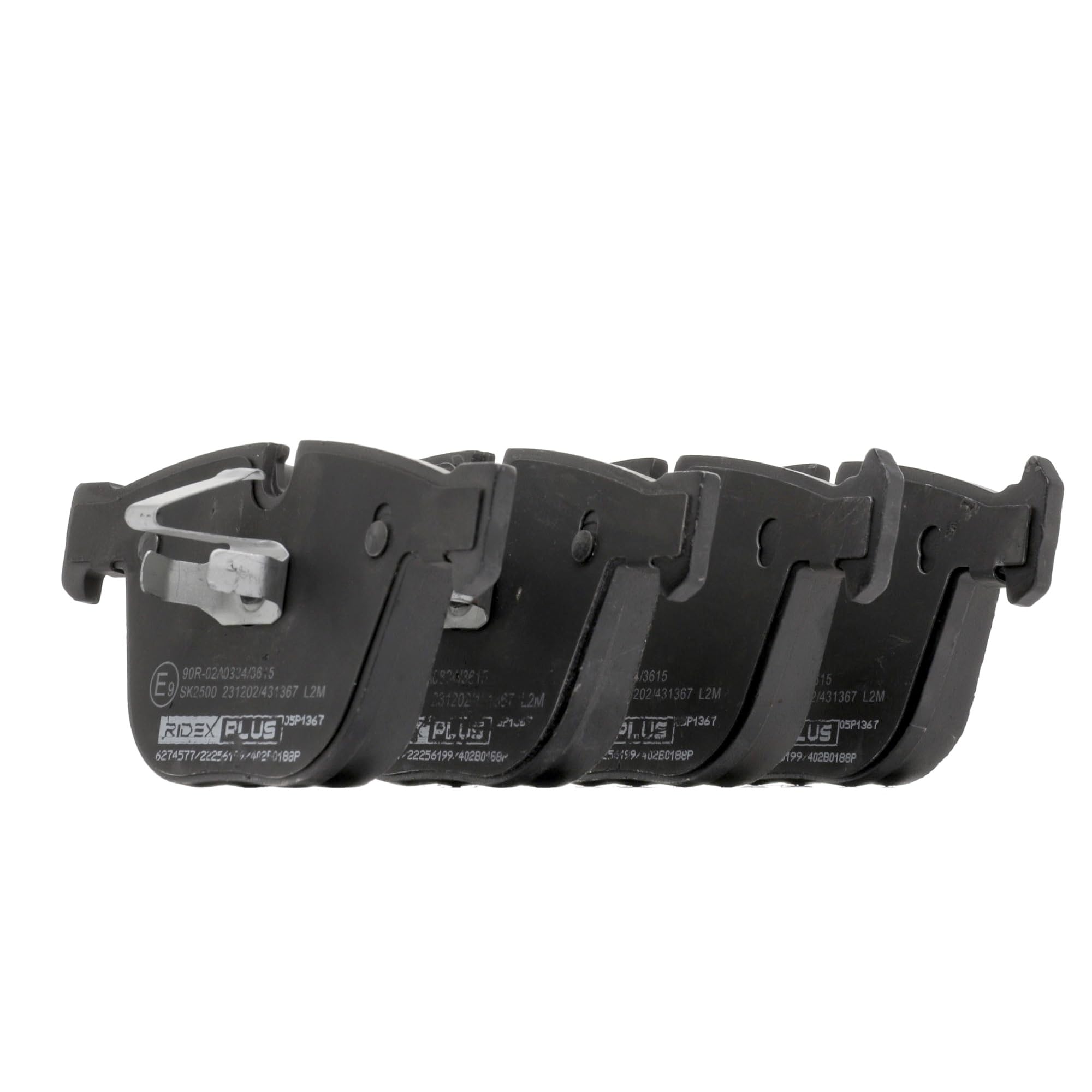 RIDEX PLUS 402B0188P Set d'assale Kit pastiglie freni Posteriore Compatibilità con BMW 3 Sedan E90