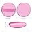 Flytianmy 9Pcs Powder Puffs, 2.16 Inch Round Face Makeup Puff for Body Loose Powder Beauty Makeup Tool Pink