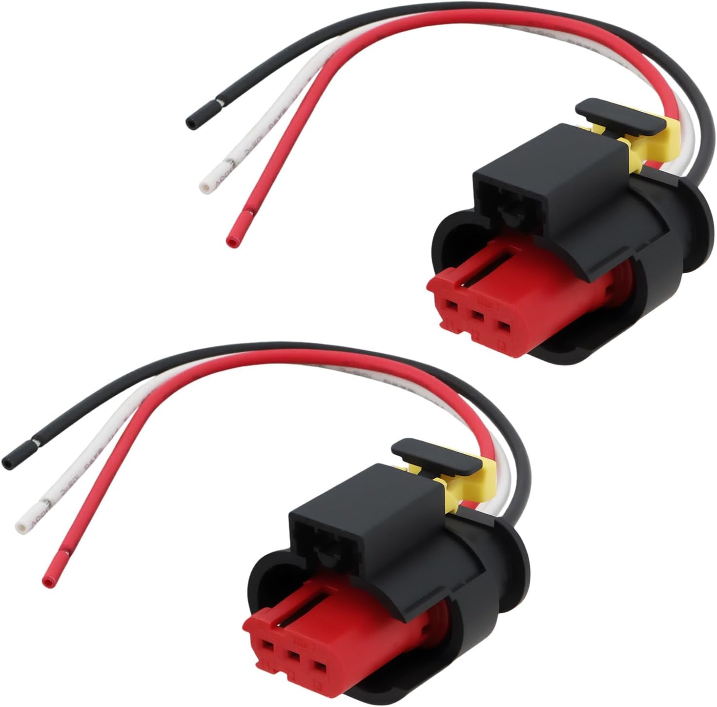 2Pcs 3-Pin Car Ignition Coil Connector Plug Wiring Harness 71752816 Compatible with Alfa Compatible with Fiat