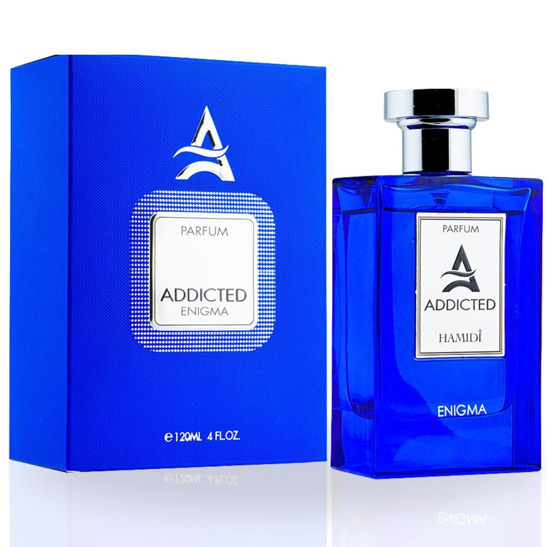 HamidiADDICTED ENIGMA Perfumes for Women & Men, Long Lasting perfume 120ML (4 OZ) Unisex Perfume, A Refreshing Eau de parfum, Experience The Allure Of This Refreshing Fragrance