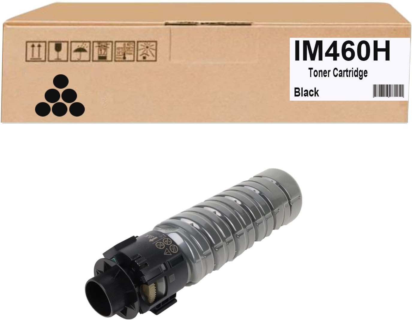 842614 High Yield Black Toner Cartridge for IM460H IM460FH Toner Cartridge Use for IM370 IM370F IM460 IM460F Printers (1-Black)