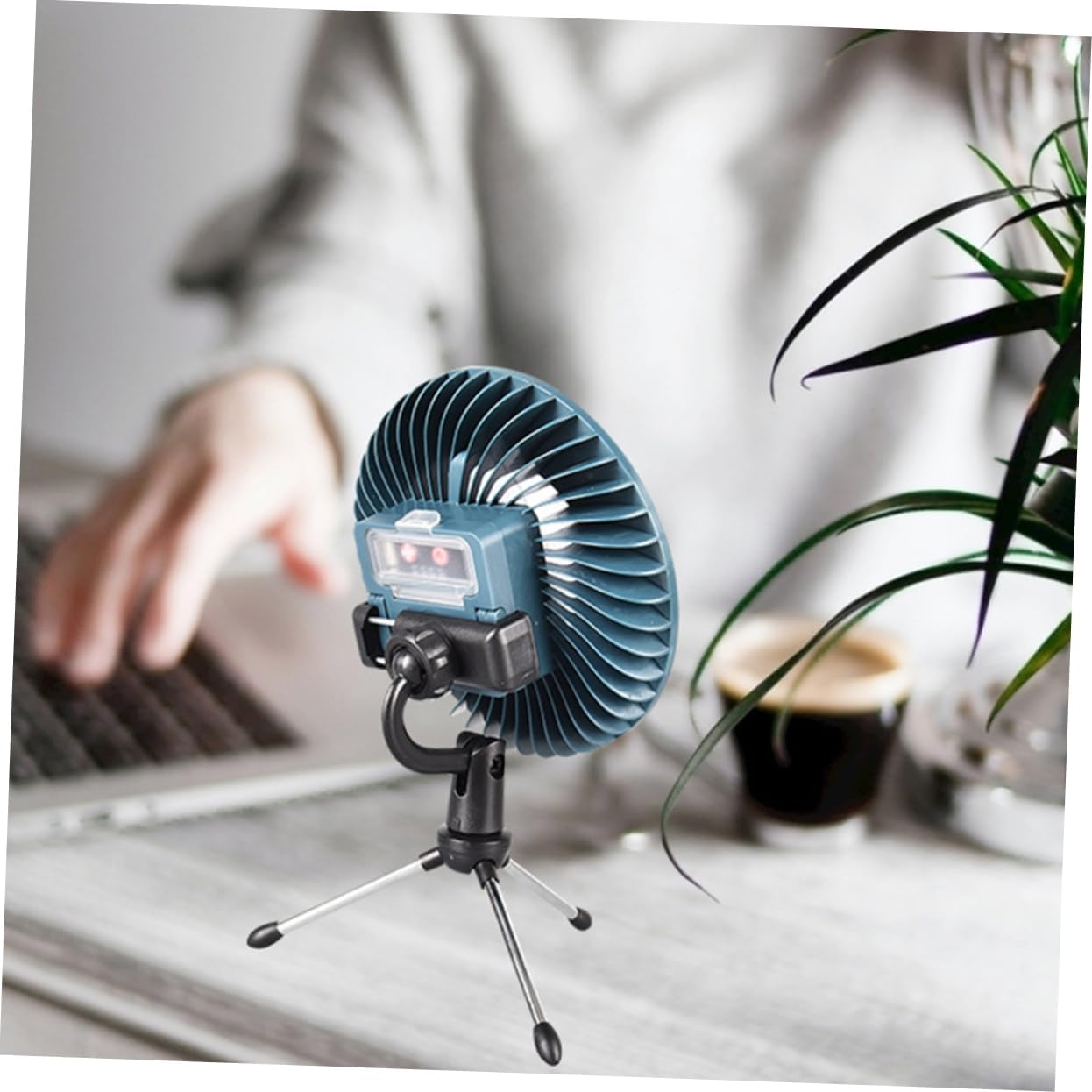 BESPORTBLE USB Charging Tent Camping Light and Fan with Hanging Hook Portable Led Lamp for Outdoor Use Multi-Function Battery Operated Lighting for Tents Travel and Emergencies