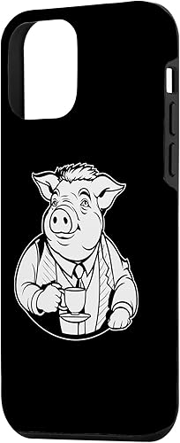 Miniatura 2 de iPhone 12 mini Pork Coffee Farmer Farming - Animal Pig Case