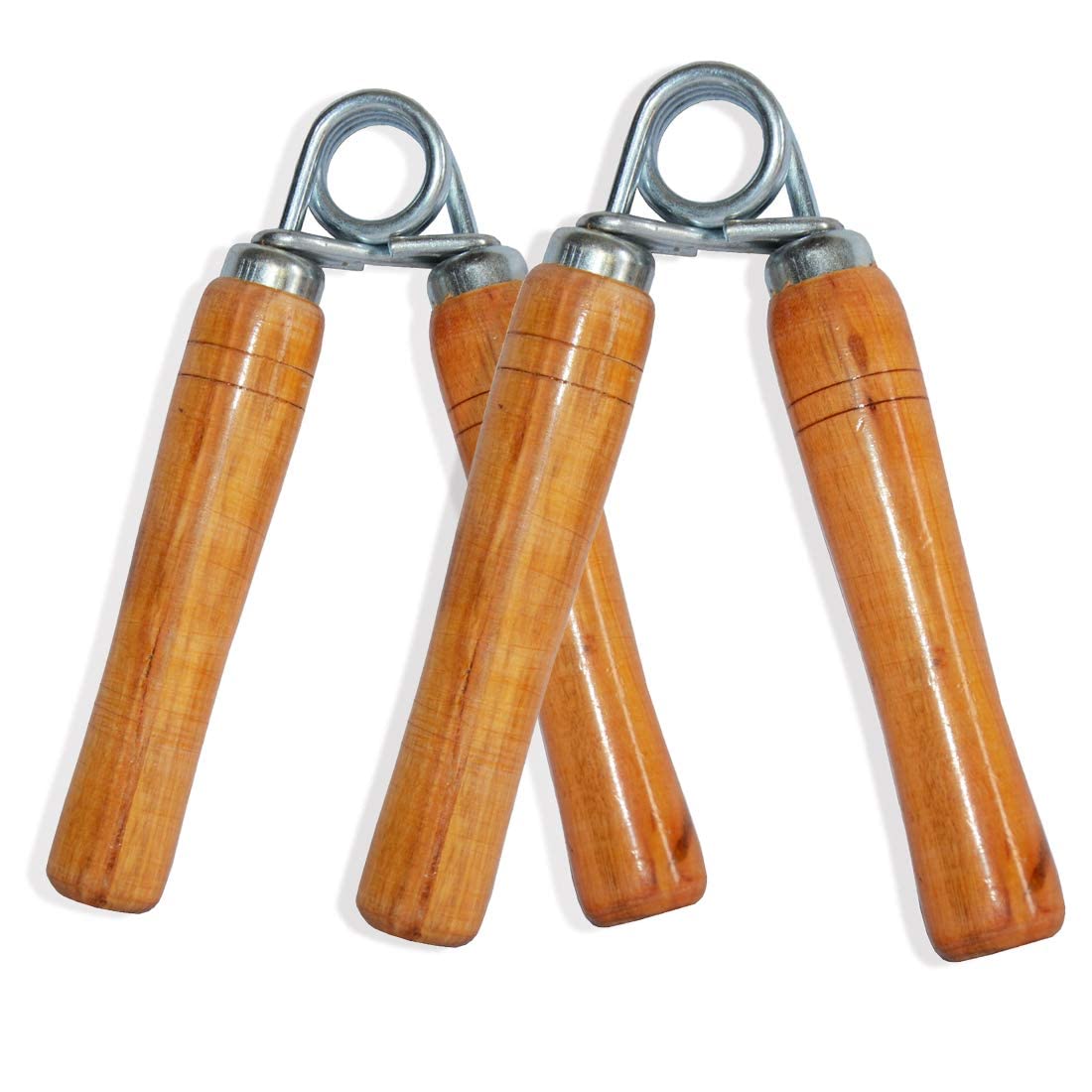 Wooden Hand Grip Strengthener | Hand Power Gripper for Fitness Exerciser - Set of 2 (Made in India) (B09X1457WR) Amazon Price History, Amazon Price Tracker