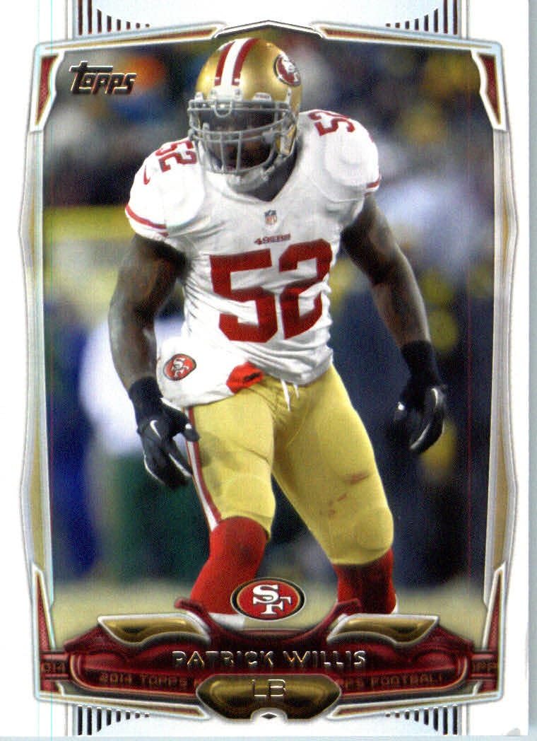 2014 Topps NFL Football Card #262 Patrick Willis San Francisco 49ers