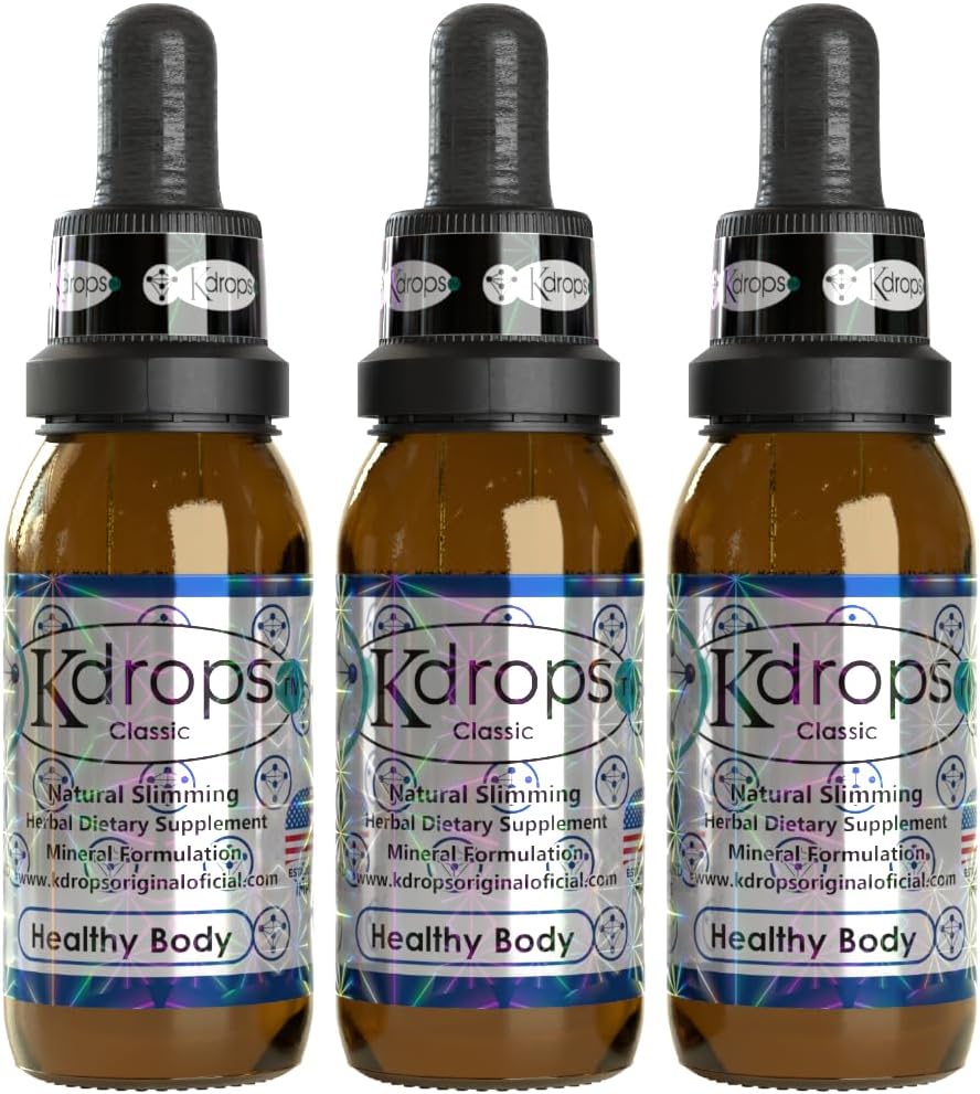 KDrops Classic | Herbal Dietary Supplement Drops for General Wellness | Natural Formula for Energy and Vitality Natural Herbal Dietary Supplement for Wellness Support - 3 Months Supply