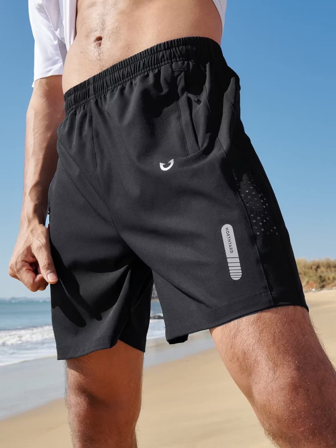 NORTHYARD Men's Athletic Running Shorts Quick Dry Workout Shorts 7"/ 5"/ 9" Lightweight Sports Gym Basketball Tennis Hiking