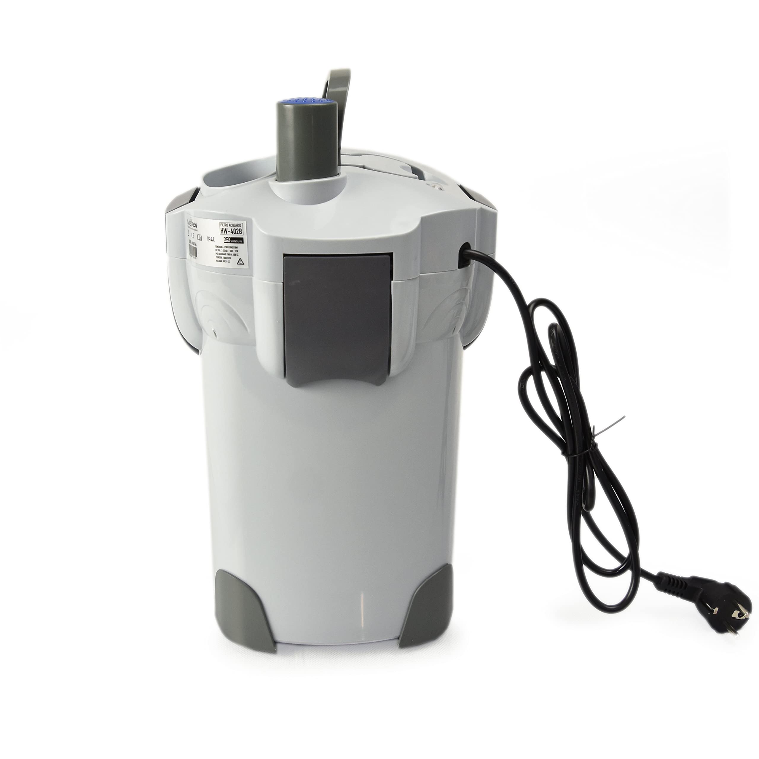 Esterno SunSun Acquario Pesci HW-402B 3 stadi 1000L/h UVC 9W Materiale filtrante