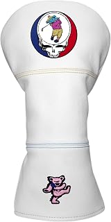 Dancing Bear Golfing Steal Your Face Leather Golf Head Cover Selection