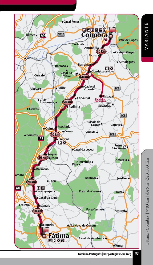 Jakobsweg Caminho Português: Lissabon - Santiago de Compostela mit Fátima, dem Küstenweg und dem Camino Espiritual (Pilgerführer / Wanderführer): Von ... Camino Portugués / Der portugiesische Weg