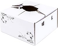 Vista 2 de Cajas de cartón para entrega - Cajas de entrega de flores (8"x 8"x 4") - Se vende en paquete (10)