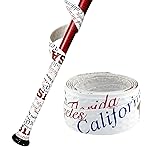 INSUM Baseball Bat Grip Tape Softball Bat Wrap Grip Tape 1.1mm (US-White)