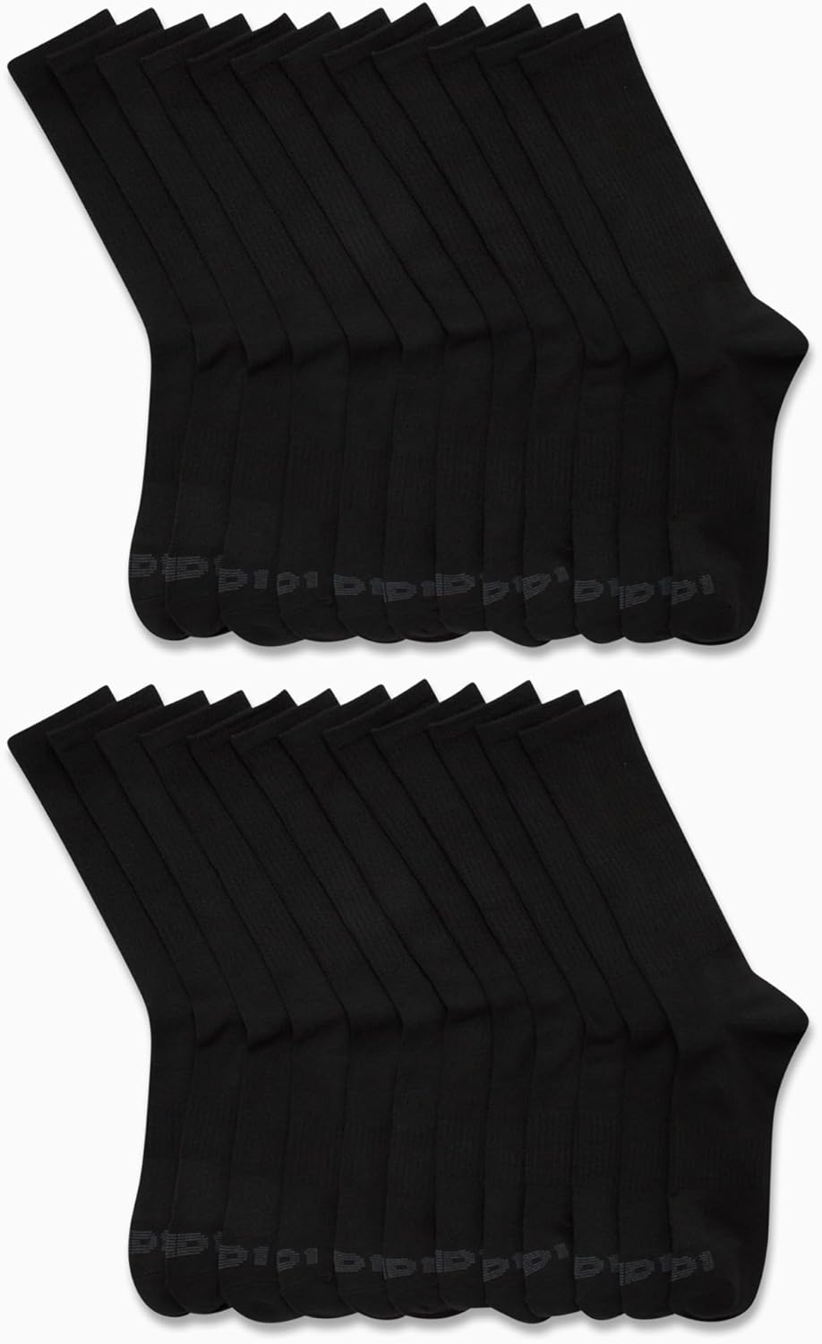 AND1 Men's Socks - Athletic Cushion Crew Socks (24 Pack) - Image 4