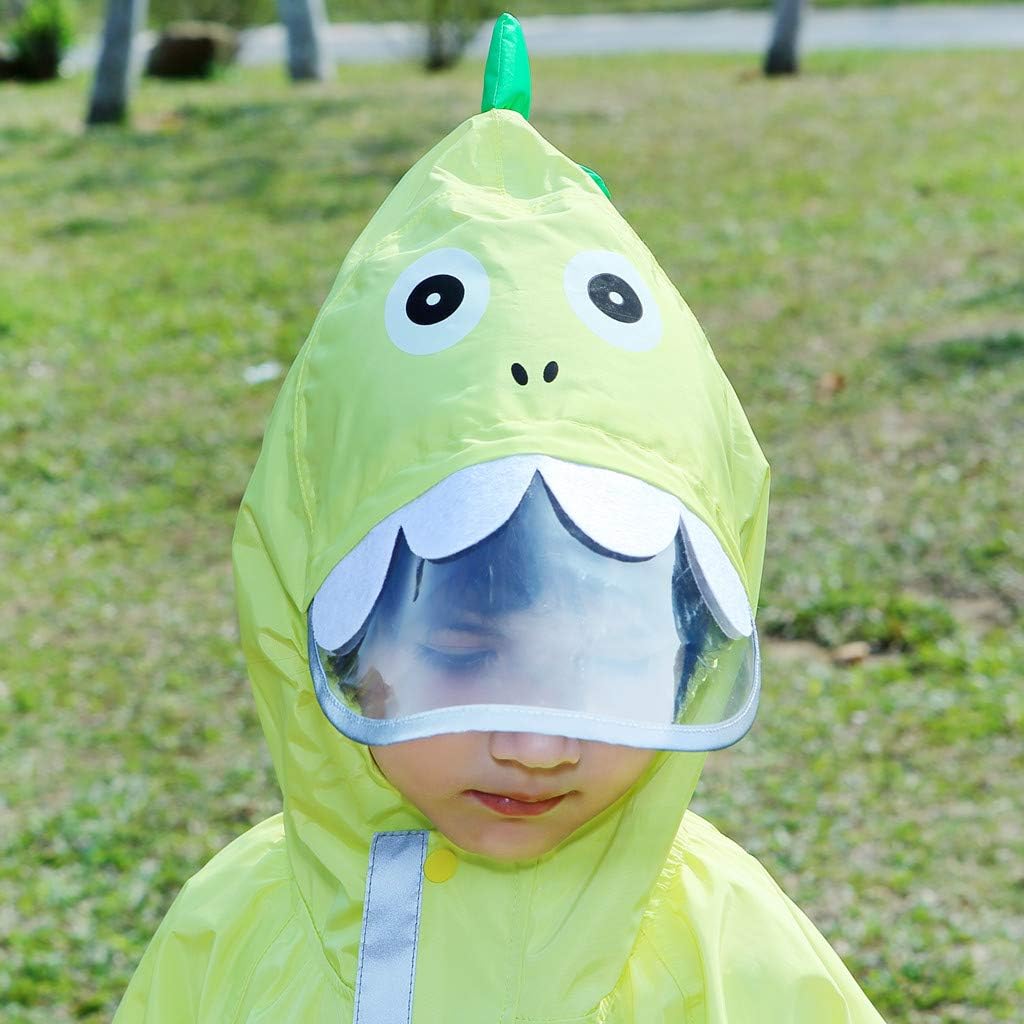 Toddler Rain Suit Baby Rain Suit with Hood Waterproof Coverall One Piece Rain Suit Kids (3-10 Years)