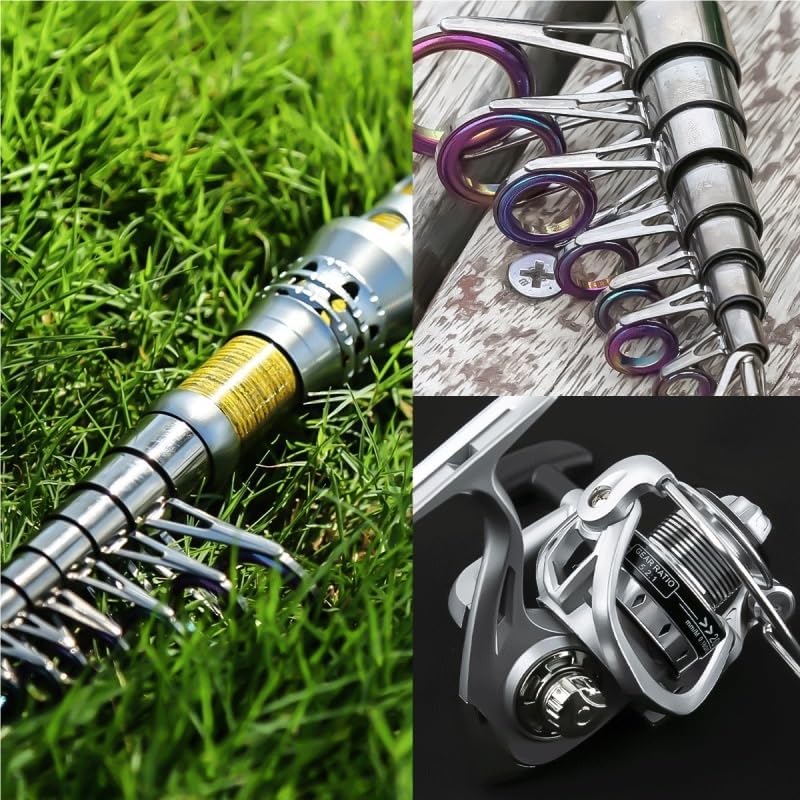 Fishing Gear Set Long Range Lure Rod Reel Combination image 5