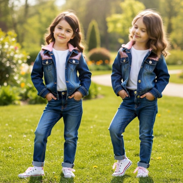 Chaqueta Vaquera Para Bebé Niño O Niña, Estilo Casual, Abrigo De Algodón, Diseño De Dibujos Animados, Ideal Para Diario Y Sesiones De Fotos