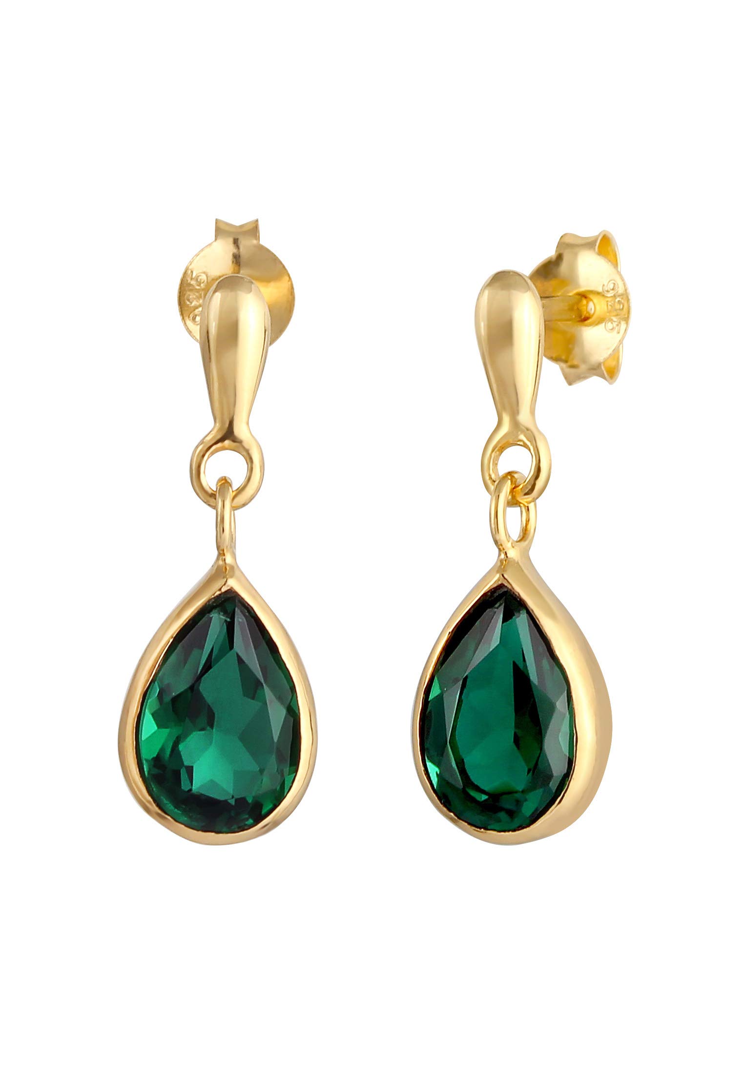 Elli PREMIUM - Orecchini pendenti Eleganti con Citrino in Argento