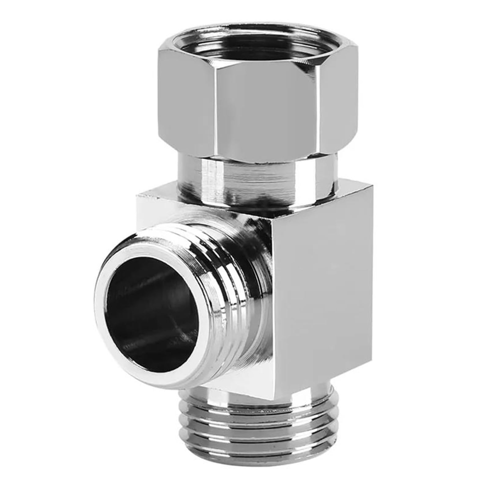Deviatore a T in ottone per bagno, doccia, bidet, valvola angolare, connettore di ricambio