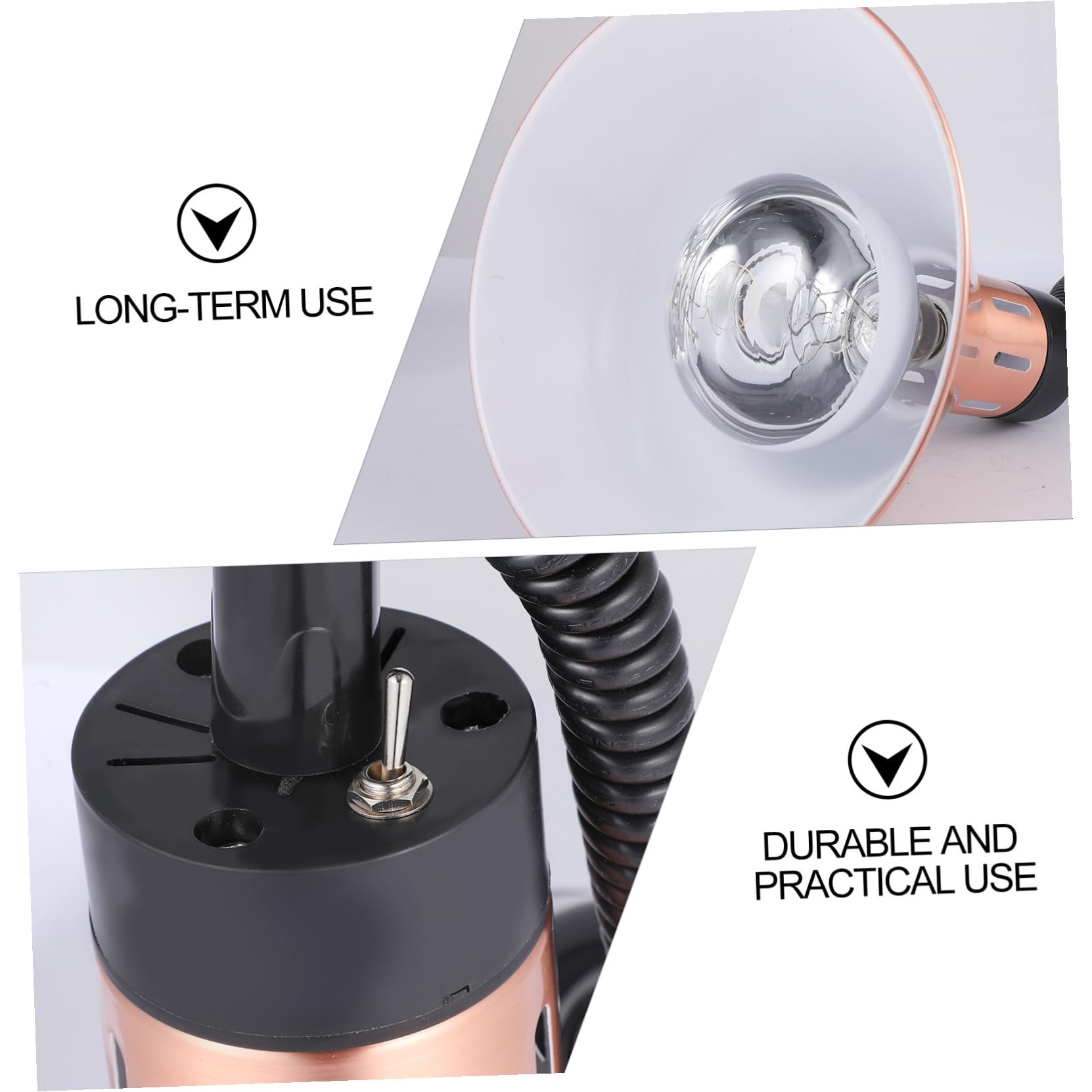 Ipetboom Lampada Riscaldante Telescopica in Metallo Lampadario Scaldavivande Altezza Regolabile Luce per Buffet Professionale per Hotel Ristorante e Cucina