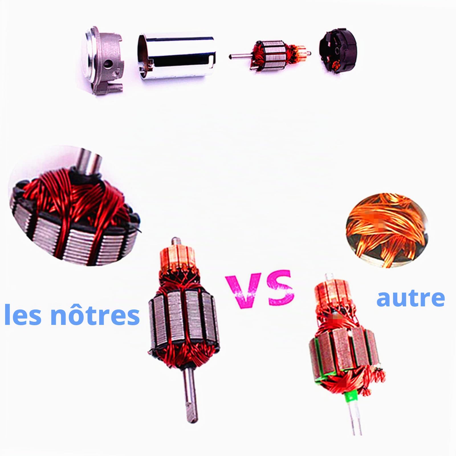 Klaxon de Voiture Double Tube 24V Chrome Zinc Noir 150db à Air avec Pompe pour Camion Moto Bateau SUV