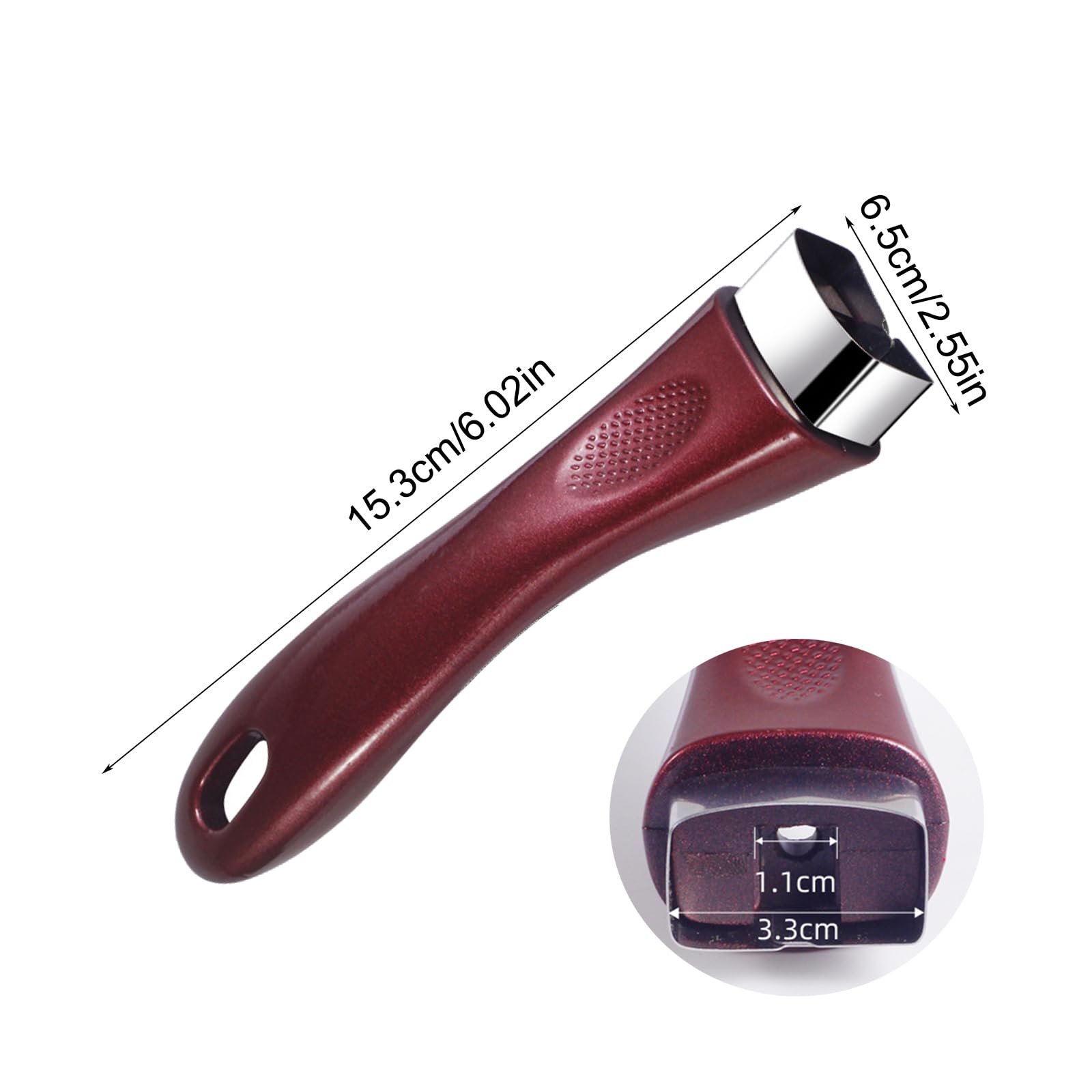 Poignée Amovible Vastsea - Bois Anti-brûlure - Universelle Pour Casseroles Et Poêles - Avec Vis - Design Ergonomique