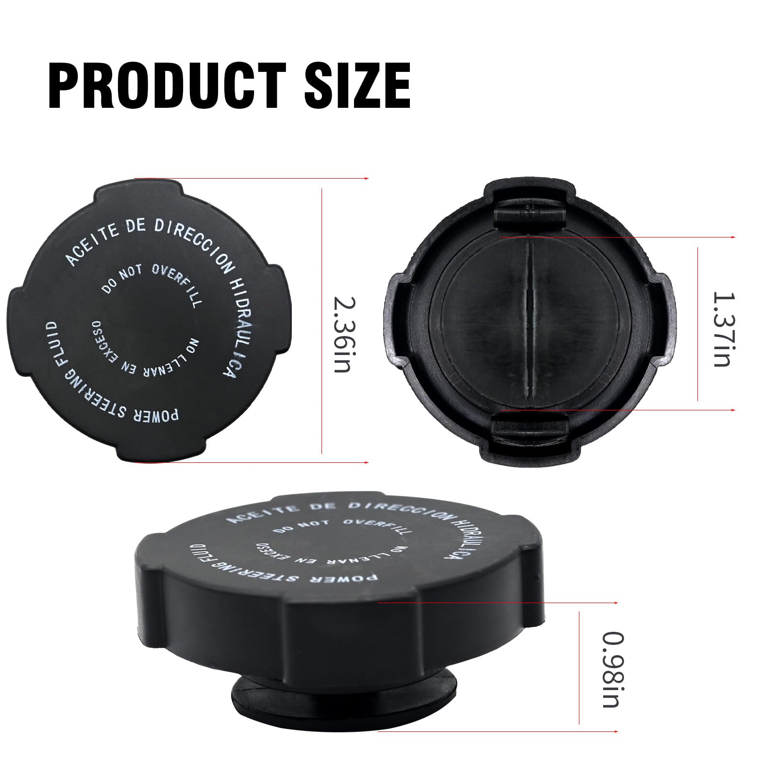 Power Steering Reservoir Cap 99979 For 1998-2019 Nissan Frontier Titan XD Armada - View #10