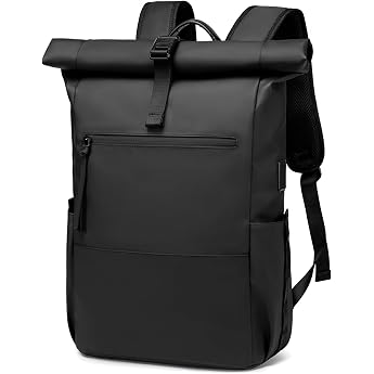 Rolltop Backpack Men Waterproof Laptop Backpack 16 Inch