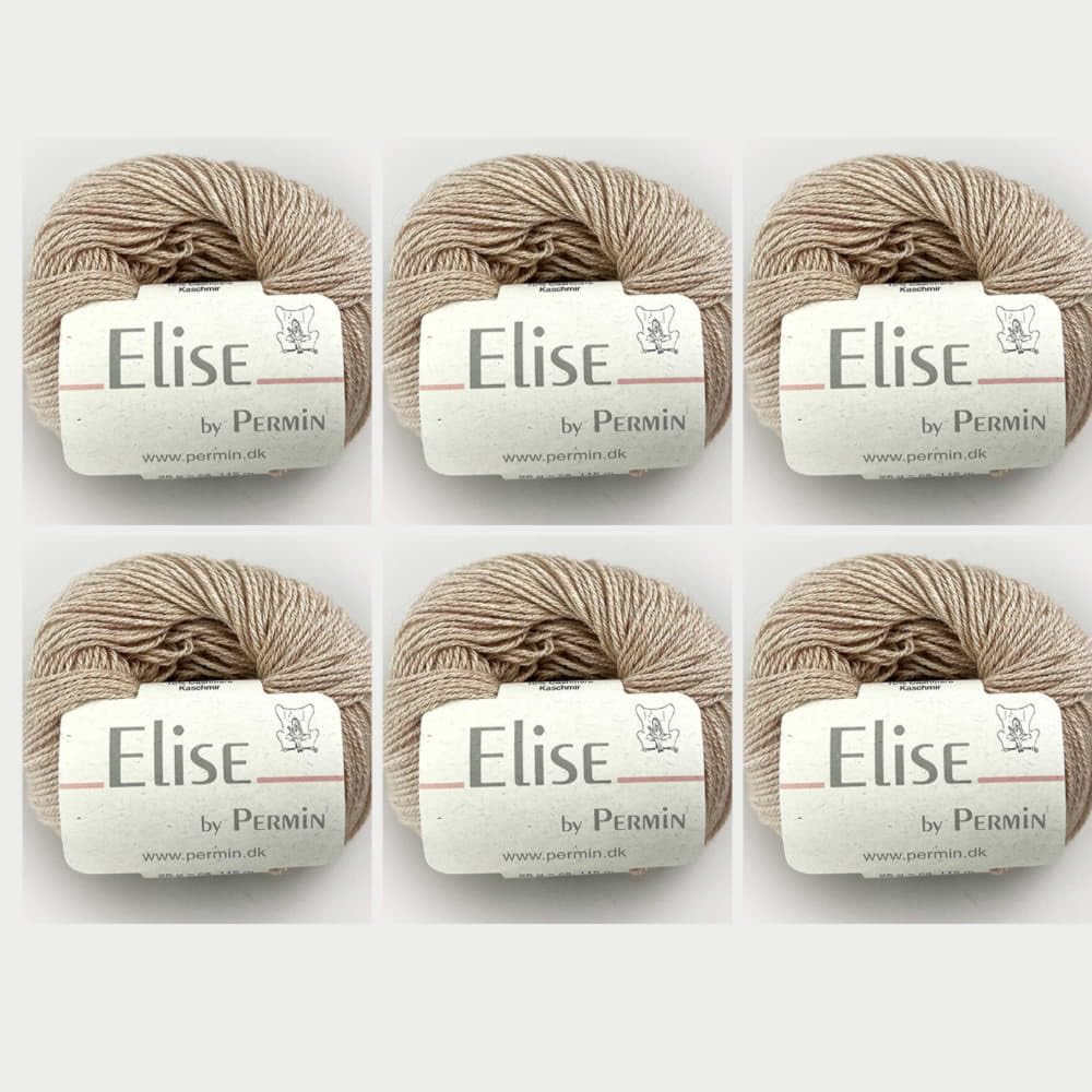 Fil de coton et cachemire Elise by Permin lin pour tricot layette et peaux sensibles