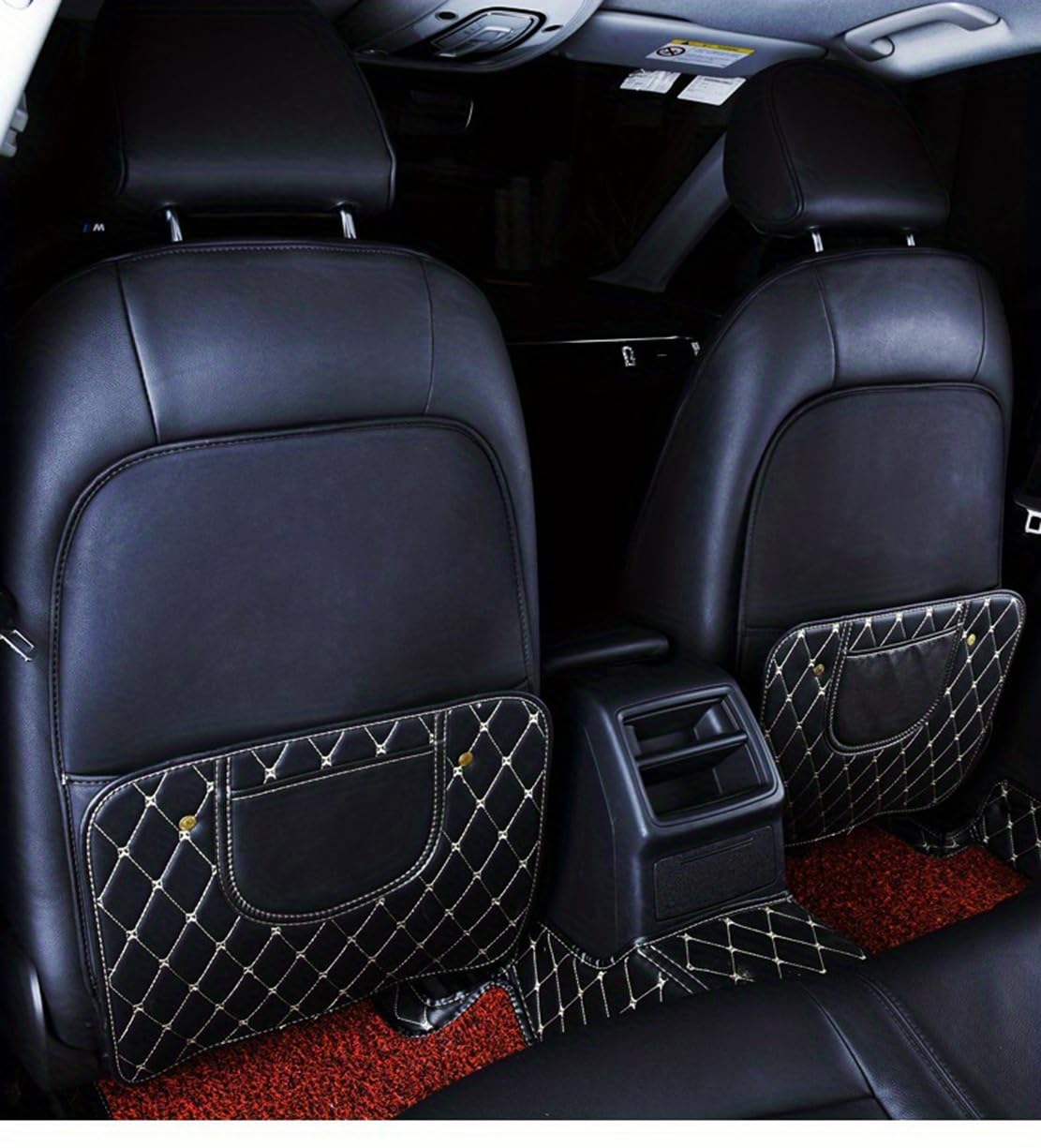 2PCS Car Seat Back Anti-Kick Pad,For Mazda MX-5 RX-8 CX-30 CX-50 CX-90,Car Seat Backrest Anti-Dirt Protection Mat,A