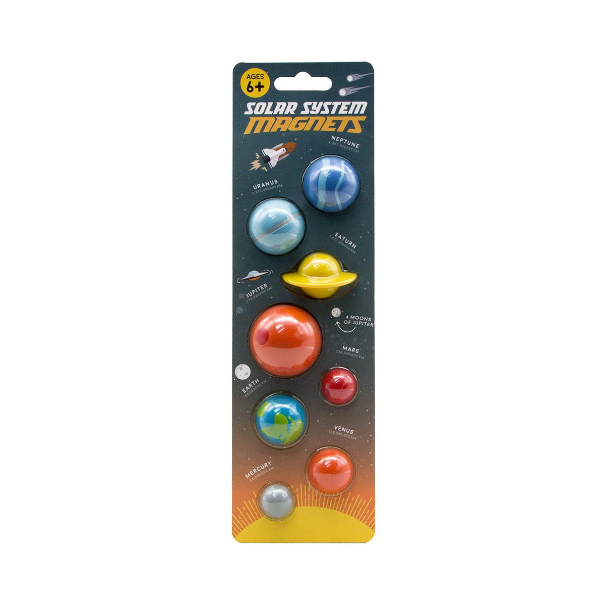 Suck UK Solar System Fridge Magnets | Educational Planet Magnets | Space Theme Kitchen Decor | Astronomy Gifts | Refrigerator Magnet Set | Science Learning Tools | Universe Decor