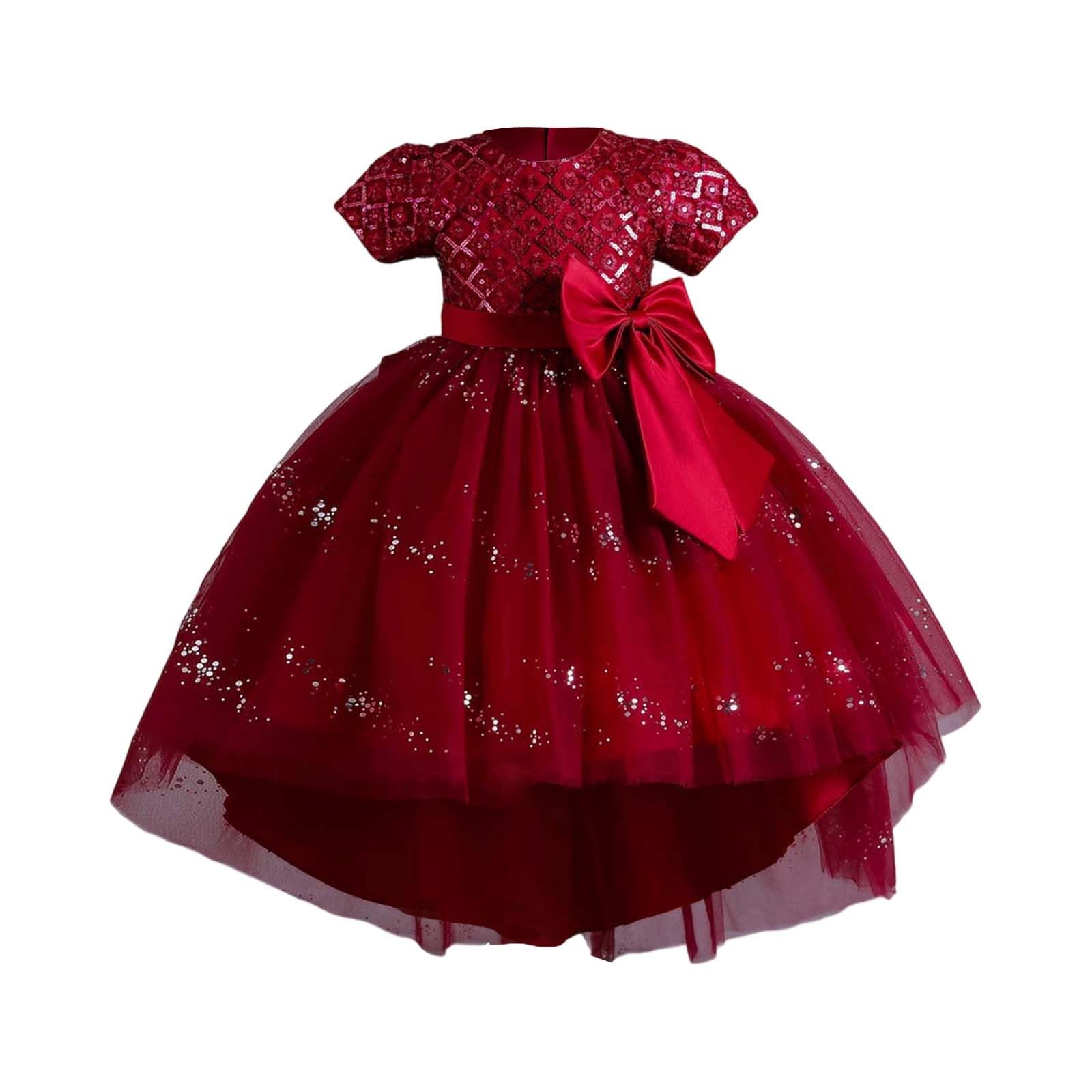 Generico Gonna Tulle Bambina Tutu Ballerina Bambina Gonna A Vita Alta Abito da Festa con Fiocco E Tutu Romantica per Compleanni E Recital
