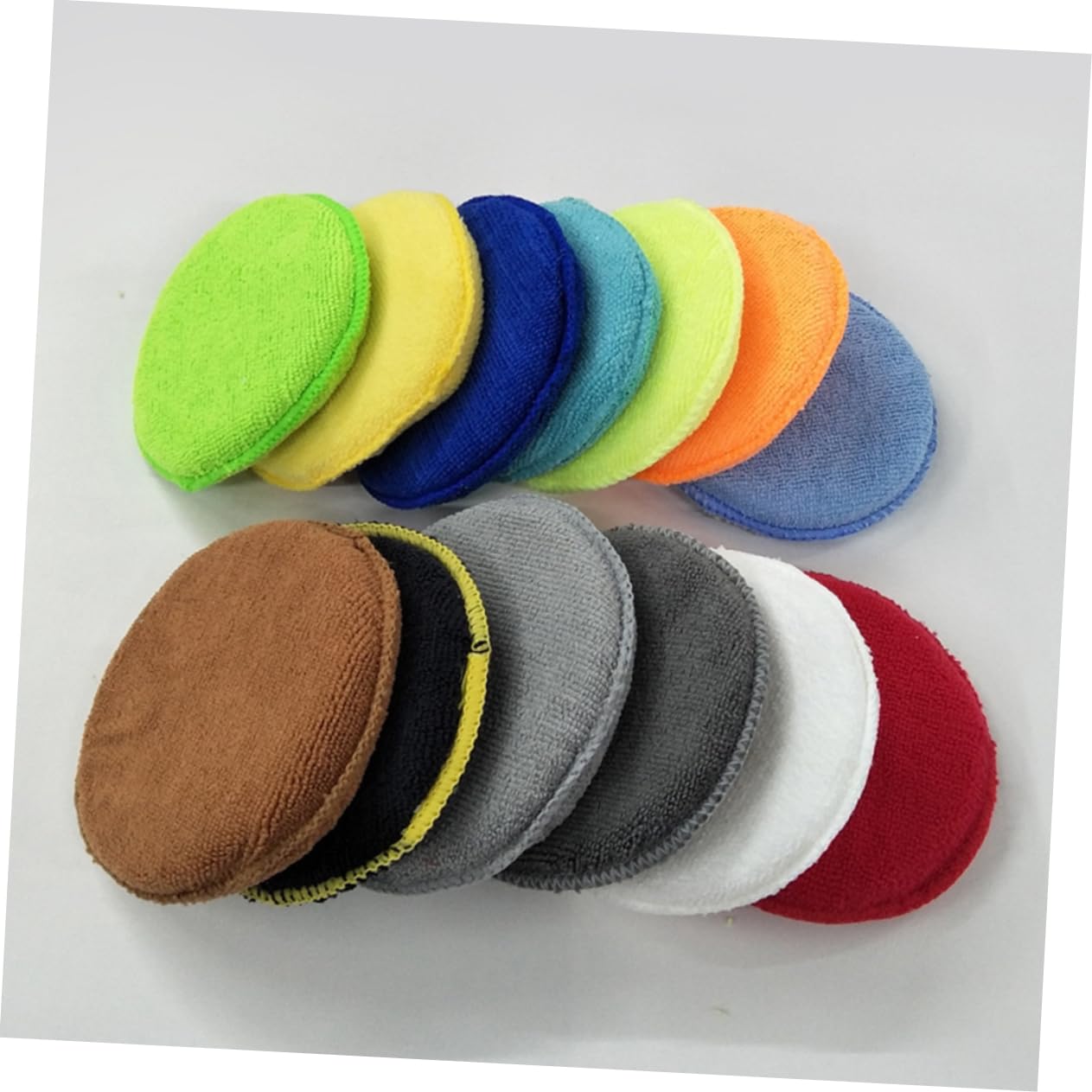 Gatuida 30stücke Mikrofaser Wachsapplikator Pads Auto Polierschwämme Für Wachs Versiegelungen Und Polituren Hochwertige Schwämme Zufälligen Farben Langlebig Und Wiederverwendbar