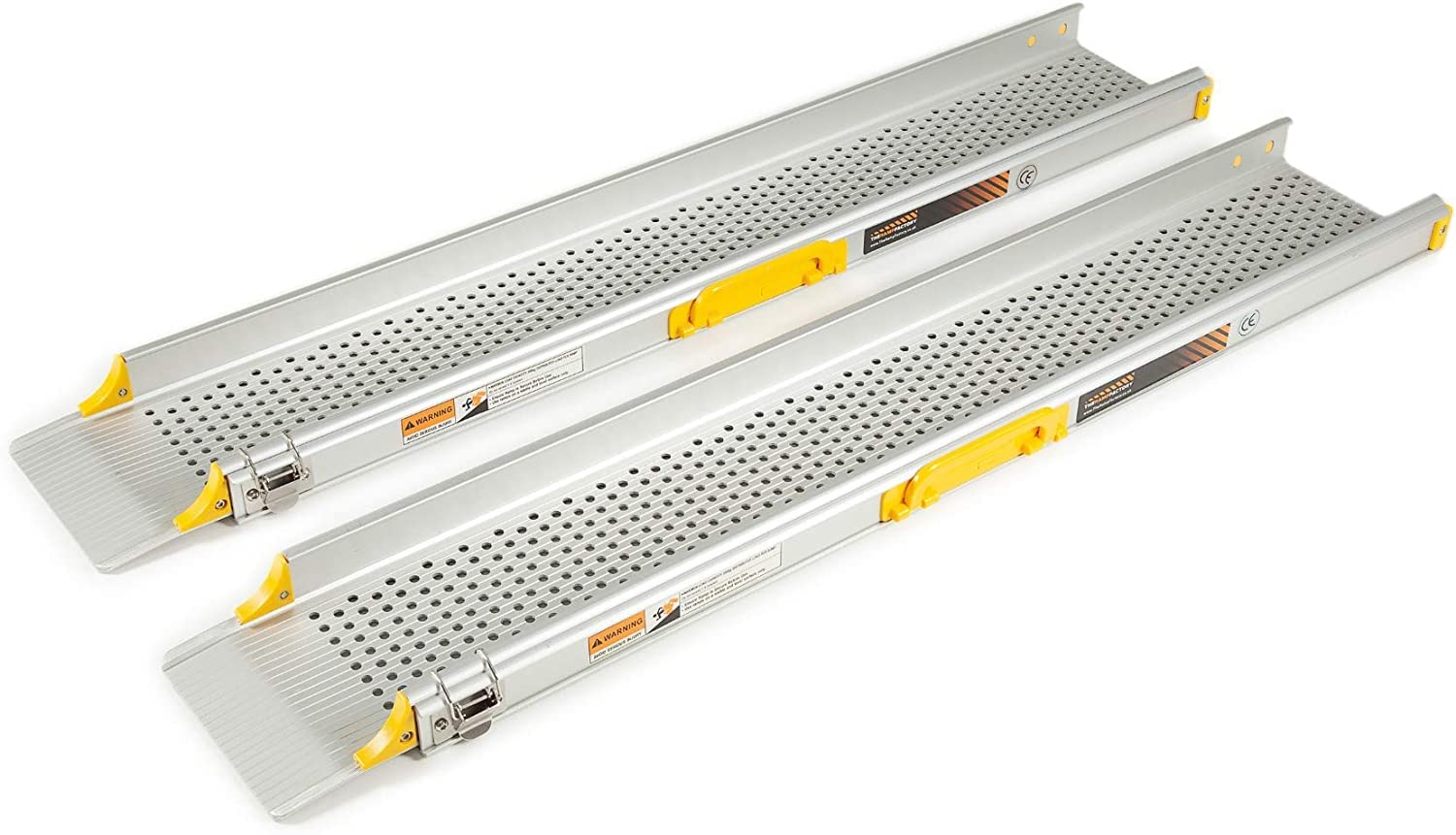 The Ramp People Adjustable Telescopic Wheelchair Ramps 6ft - 12ft (7ft / 212cm) Lightweight Wheelchair Ramps for Steps and Doorways
