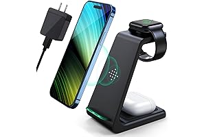 Fast Desk Charging Station (3-in-1 Wireless Charger)