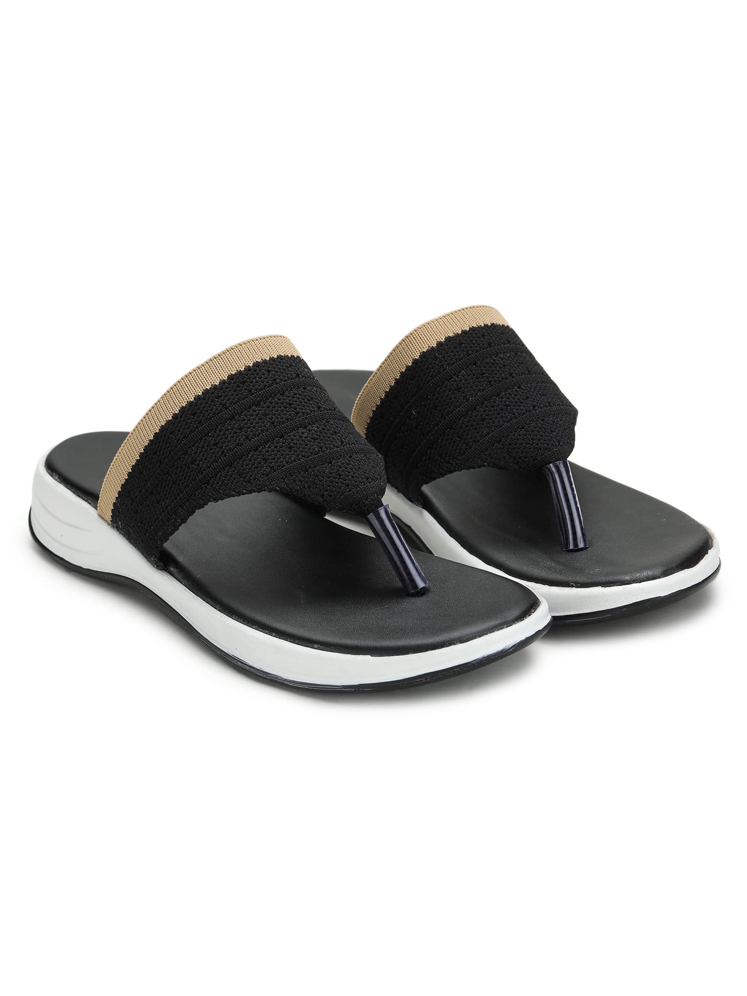 D-SNEAKERZSliders for Women Casual Light Weight Slippers for Girls Daily Use Slides (705)