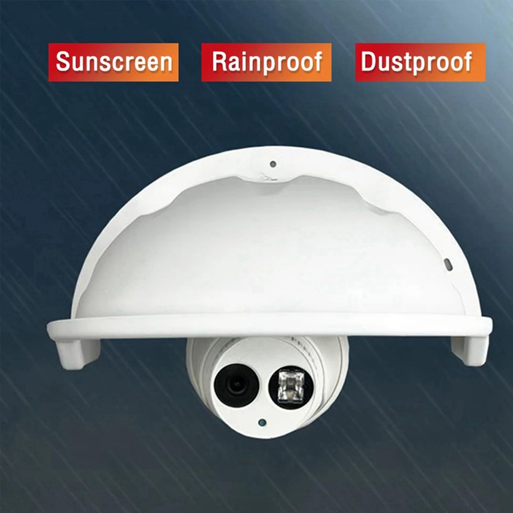 3X Housse de Protection Bouclier Mural ÉTanche à la Pluie Housse de Protection pour CaméRa ExtéRieure BoîTe de Protection pour CaméRa de SéCurité Housse ExtéRieure-B