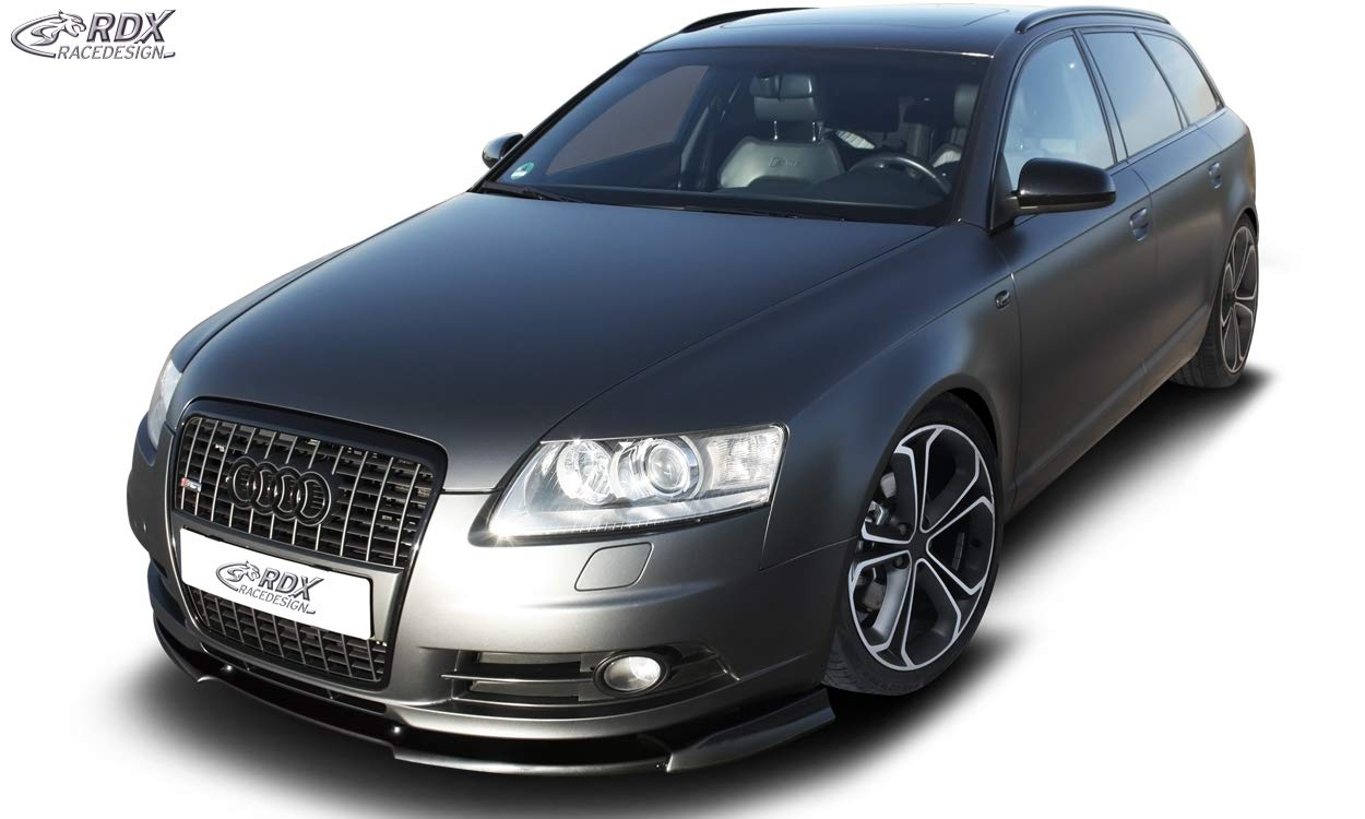 RDX Racedesign Frontspoiler Vario-X kompatibel mit Audi A6 4F S-Line 2005-2008 (PU)
